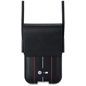 Citas preces BMW  BMW Phone Pouch Red Stripes Phone Bag - Black 