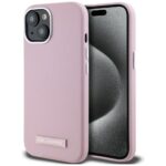 Citas preces Karl Lagerfeld  Karl Lagerfeld FW Metal Plate MagSafe iPhone 15 Case - Pink 