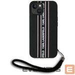 Other goods Karl Lagerfeld  Karl Lagerfeld Saffiano Athleisure Stripes Cord iPhone 15 Case - Pink 