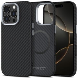 Other goods Tech-Protect  Tech-Protect Ion Carbon MagSafe iPhone 16 Pro Case - Black/Grey 