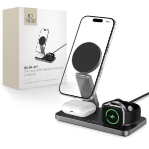 Other goods Tech-Protect  Tech-Protect QI15W-A47 MagSafe 3in1 Inductive Charger + USB-C Cable - Black 