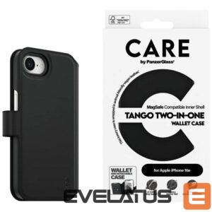 Citas preces Panzer Glass  CARE by PanzerGlass Feature Tango 2in1 Wallet Case for iPhone 16e - Black 