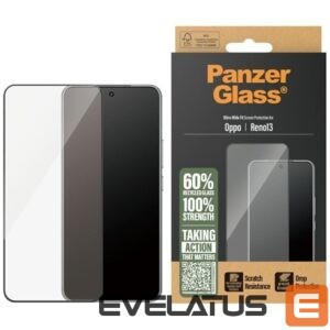 Citas preces Panzer Glass  PanzerGlass Ultra-Wide Fit Tempered Glass w. Black Frame for Oppo Reno13 