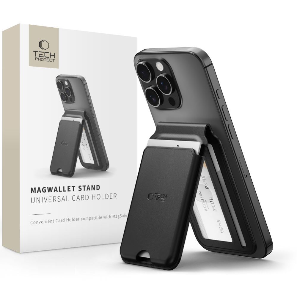 Other goods Tech-Protect Tech-Protect MagWallet Stand MagSafe Universal Case - Black