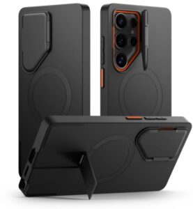 Other goods Tech-Protect  Tech-Protect Kevlar Aura MagSafe Case for Samsung Galaxy S25 Ultra - Black/Orange 