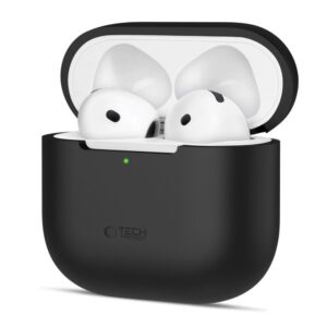 Kitos prekės Tech-Protect  Tech-Protect Silicone Case for Apple AirPods 4 - Black 