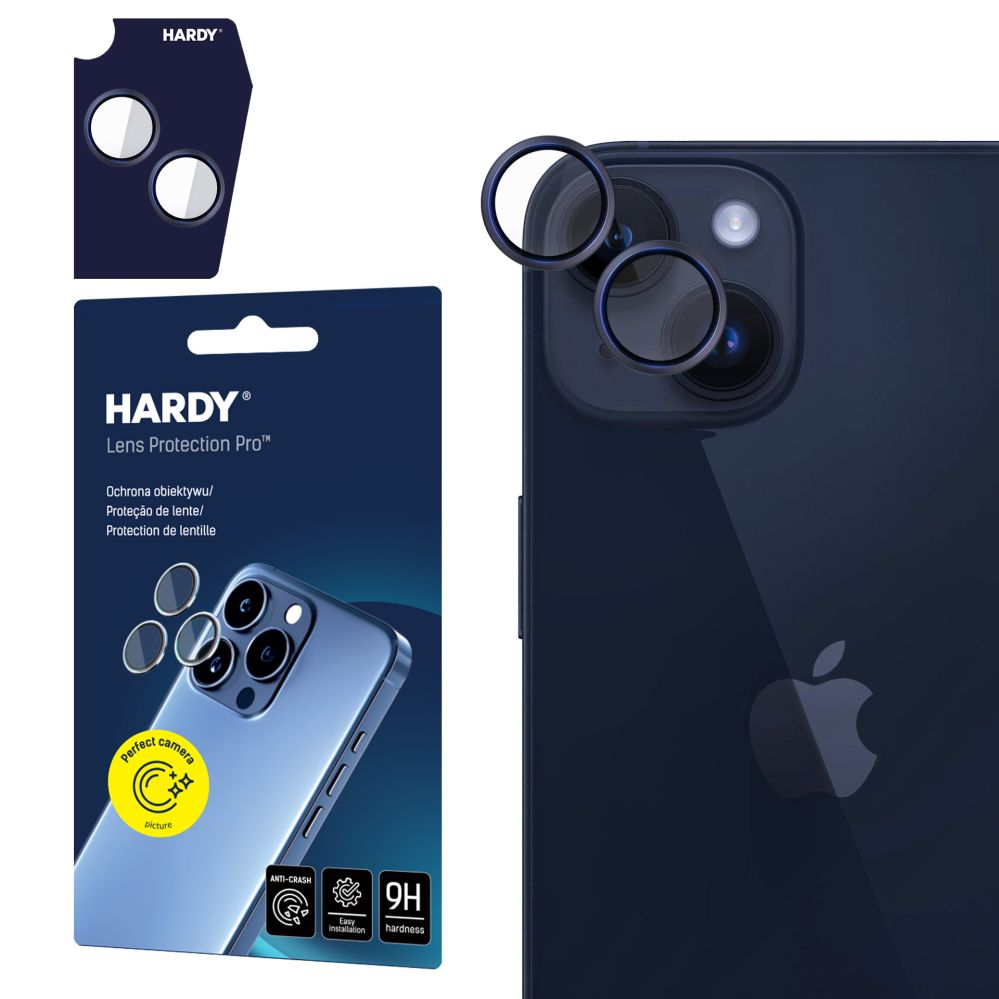 Muud kaubad 3MK 3mk HARDY Lens Protection Pro Glass for Apple iPhone 14 / 14 Plus - Graphite
