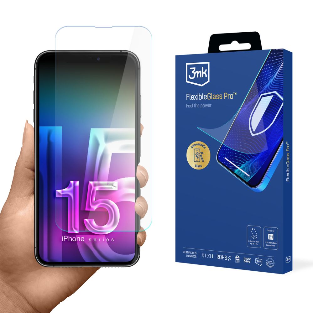 Muud kaubad 3MK Hybrid glass 3mk FlexibleGlass Pro v2.0 for Apple iPhone 15 Pro Max