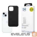 Other goods 3MK  3mk Hardy Apple Silky Leather MagCase for Apple iPhone 15 - Black 