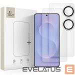 Kitos prekės Tech-Protect  Tempered Glass Tech-Protect Glass Set+ 3-pack for Samsung Galaxy S25 Edge - transparent 