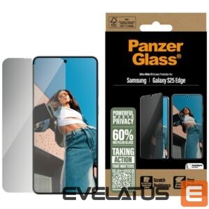 Citas preces Panzer Glass  PanzerGlass Ultra-Wide Fit Privacy Glass for Samsung Galaxy S25 Edge - Clear 