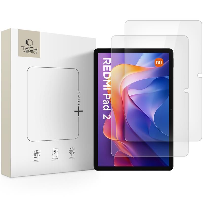 Other goods Tech-Protect Tech-Protect Glass Fit+ 2-pack tempered glass for Xiaomi Redmi Pad 2 11.0 / SE 11.0 - transparent