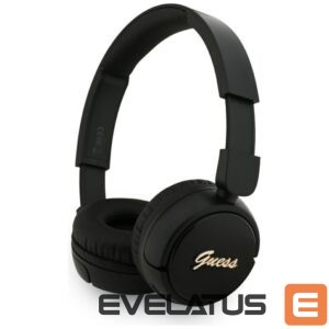 Citas preces Guess  Guess Metal Logo Script Over-Ear Headphones - Black 