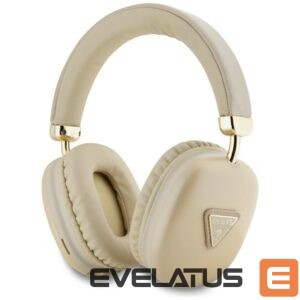 Citas preces Guess  Guess Bluetooth 5.3 Metallic Triangle Logo Gold Over-Ear Headphones 