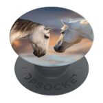 Kitos prekės Popsockets  Popsockets 2 Sunset Horses Phone Holder and Stand 