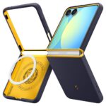 Citas preces Spigen  Nano Pop Mag MagSafe Case for Samsung Galaxy Z Flip 7 - Navy Blue and Yellow 