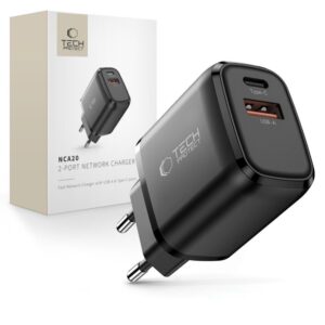 Other goods Tech-Protect  Tech-Protect NCA20 PD 20W / QC3.0 USB-A / USB-C wall charger - black 