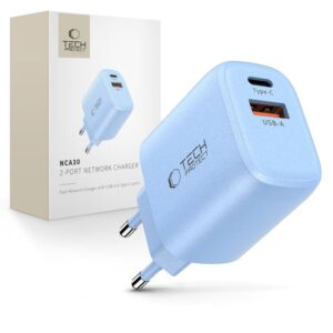 Other goods Tech-Protect  Tech-Protect NCA30 PD 30W QC3.0 USB-A / USB-C Wall Charger - Blue 