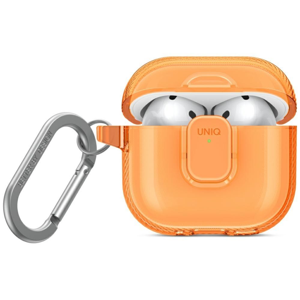 Citas preces UNIQ Uniq Glase Pro Case for AirPods 4 - Orange