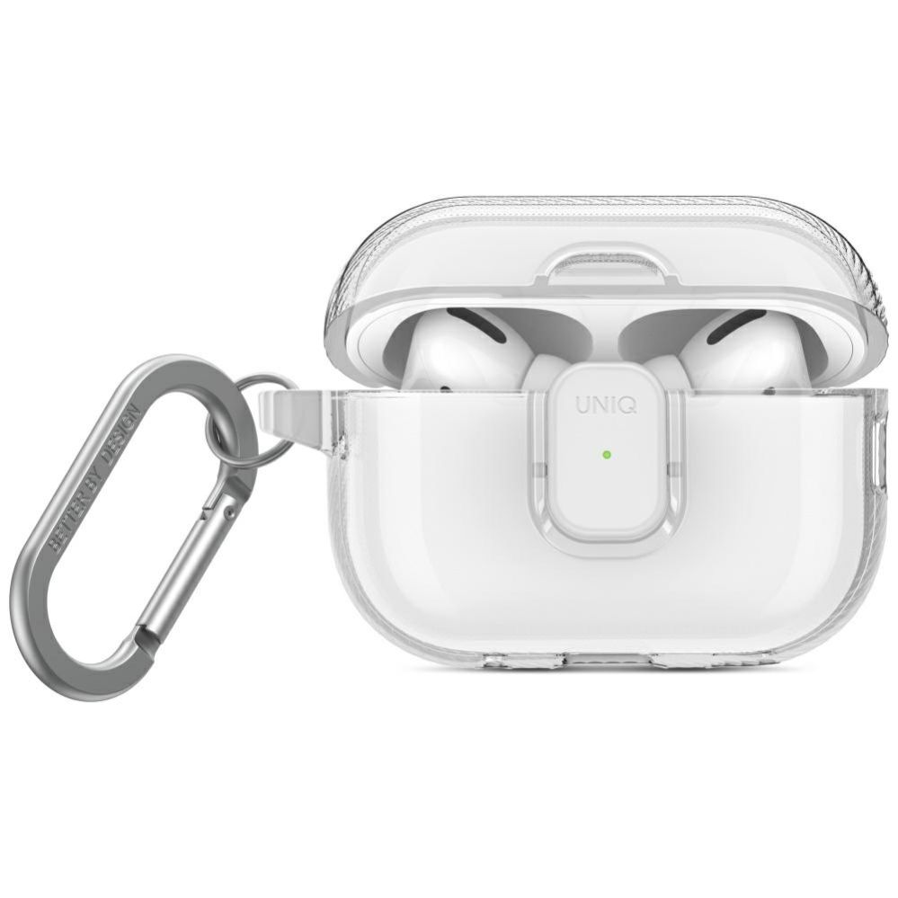 Citas preces UNIQ Uniq Glase Pro Case for AirPods Pro 2 - Transparent