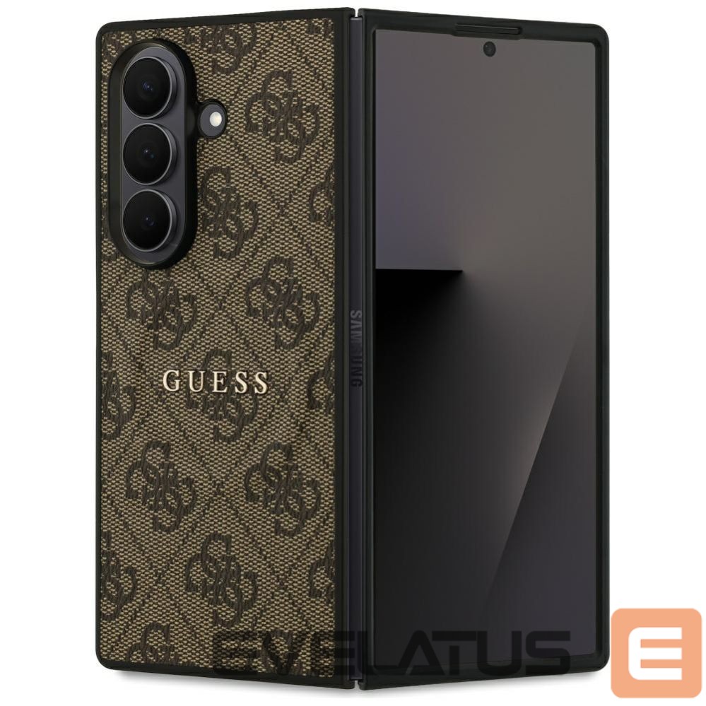 Citas preces Guess Guess 4G Classic MagSafe Case for Samsung Galaxy Z Fold7 - Brown