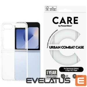 Citas preces Panzer Glass  CARE by PanzerGlass Flagship Urban Combat Case for Samsung Galaxy Z Flip 7 FE / Flip 6 - Transparent 