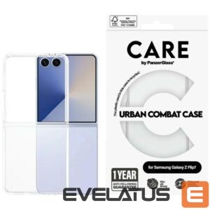 Citas preces Panzer Glass  CARE by PanzerGlass Flagship Urban Combat Case for Samsung Galaxy Z Flip 7 - Transparent 