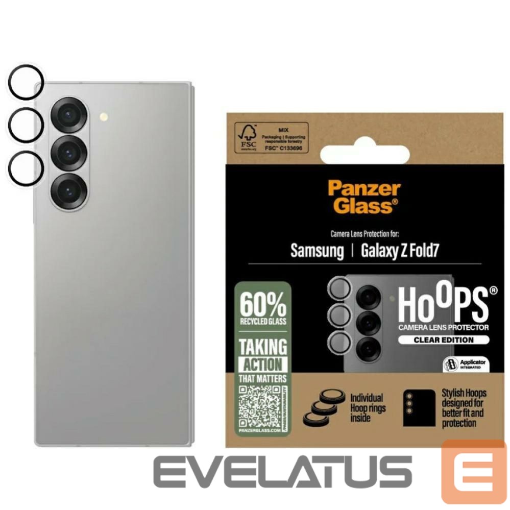 Citas preces Panzer Glass PanzerGlass Hoops Tempered Glass Lens Cover for Samsung Galaxy Z Fold 7