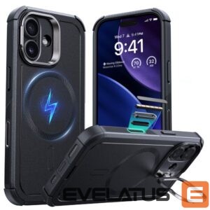 Citas preces ESR  ESR Cyber ​​Kickstand MagSafe Case for iPhone 17 - Black 