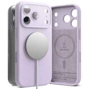 Citas preces Ringke  Ringke Silicone Magnetic MagSafe Case for iPhone 17 Pro Max - Purple 