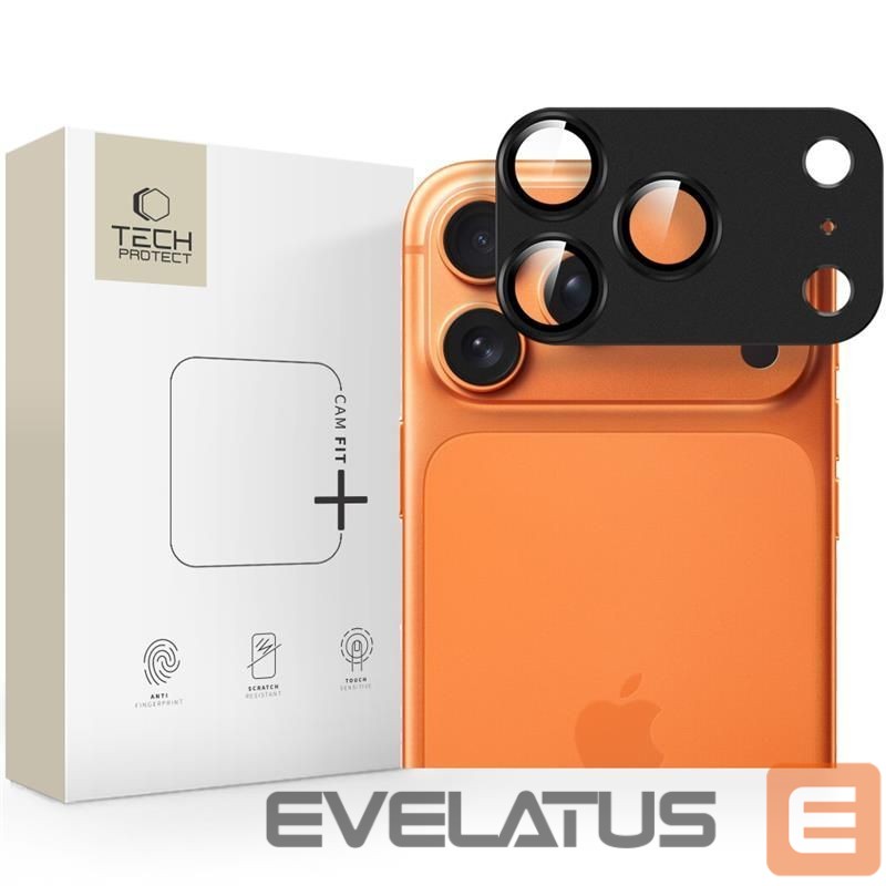 Citas preces Tech-Protect Tech-Protect Camfull Fit+ Camera Cover for iPhone 17 Pro Max - Black