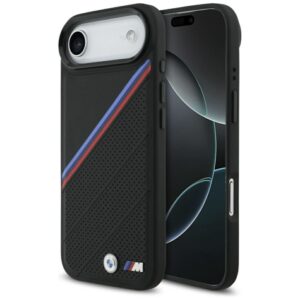 Citas preces BMW  BMW M Tricolor Metal Logo MagSafe Case for iPhone 17 Air - Black 