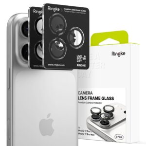 Muud kaubad Ringke  Ringke Camera Frame Protector 2-pack for iPhone 17 Pro / 17 Pro Max - Black 