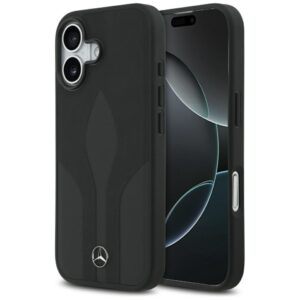 Citas preces Mercedes-Benz  Mercedes Leather The Move MagSafe case for iPhone 17 - black 