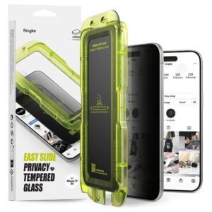 Muud kaubad Ringke  Ringke Easy Slide 2-pack Privacy Glass for iPhone 17 Air - Black 
