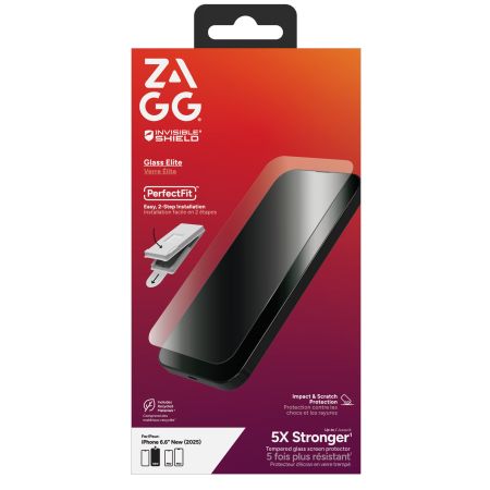 Citas preces Zagg ZAGG Invisibleshield Glass Elite tempered glass for iPhone Air