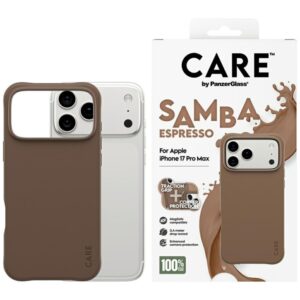 Kitos prekės Panzer Glass  CARE by PanzerGlass Fashionable Samba MagSafe Case for iPhone 17 Pro Max - Brown 