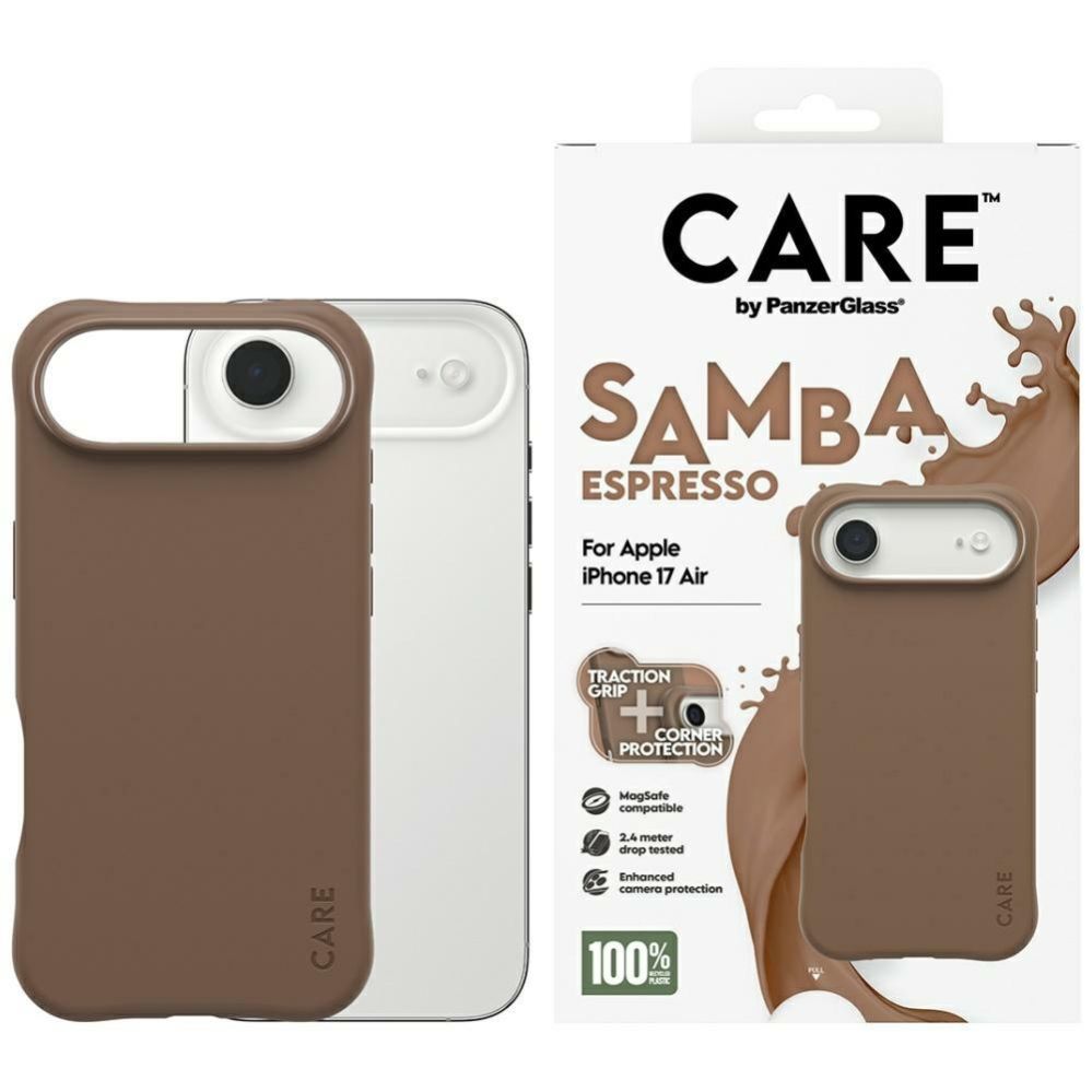 Other goods Panzer Glass CARE by PanzerGlass Fashionable Samba MagSafe Case for iPhone Air - Brown