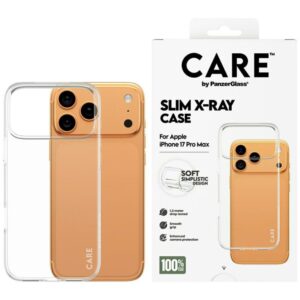 Kitos prekės Panzer Glass  CARE by PanzerGlass Fashionable X-Ray Soft Basic Case for iPhone 17 Pro Max - Transparent 