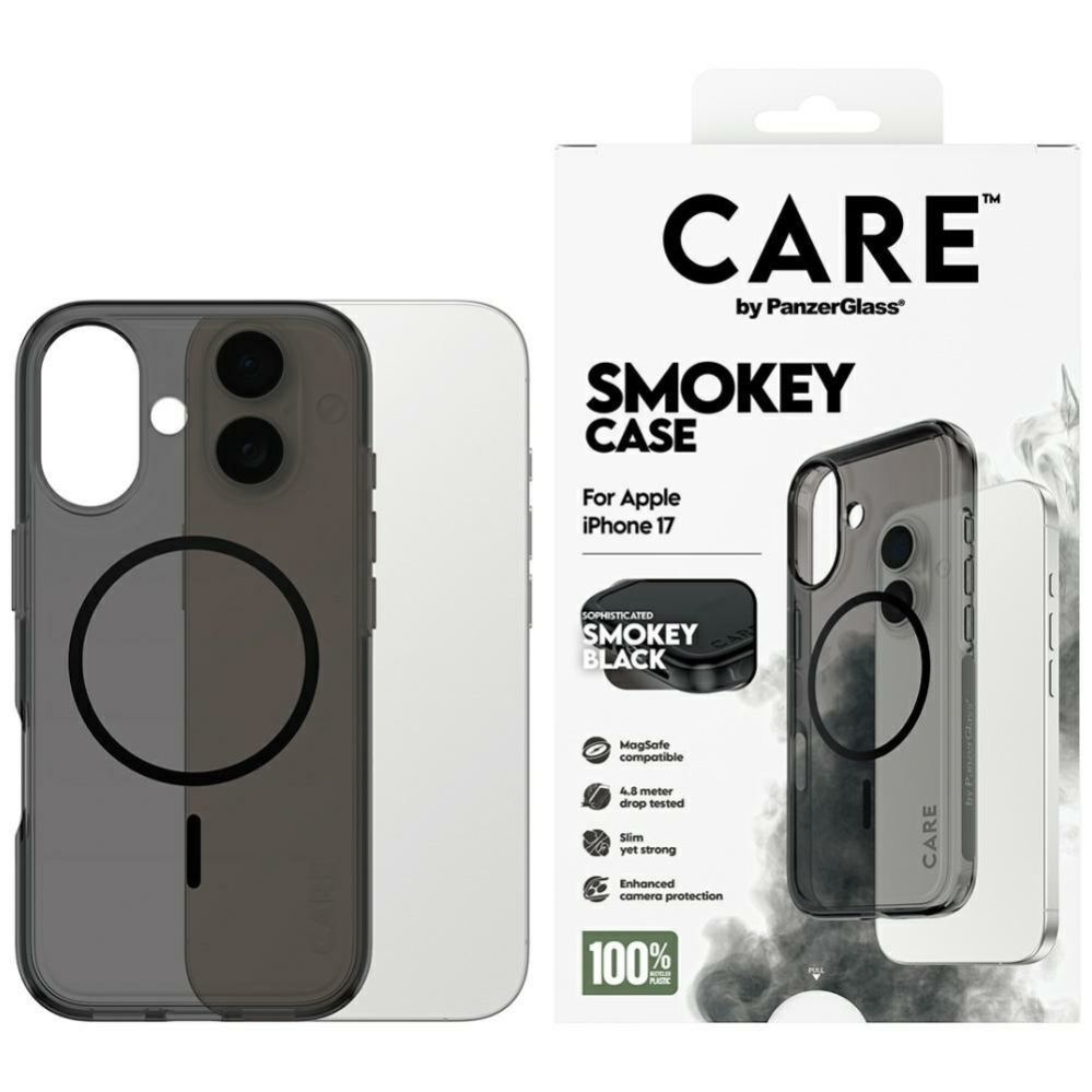 Citas preces Panzer Glass CARE by PanzerGlass Flagship Urban Explorer Case w. Black MagSafe for iPhone 17 - Black
