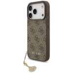Muud kaubad Guess  Guess 4G Charms Collection MagSafe case for iPhone 17 Pro - brown 