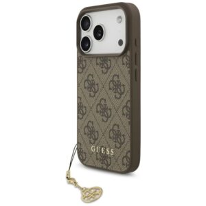 Muud kaubad Guess  Guess 4G Charms Collection MagSafe case for iPhone 17 Pro - brown 