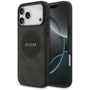 Muud kaubad Guess  Guess 4G Circle Classic Logo MagSafe case for iPhone 17 Pro Max - black 