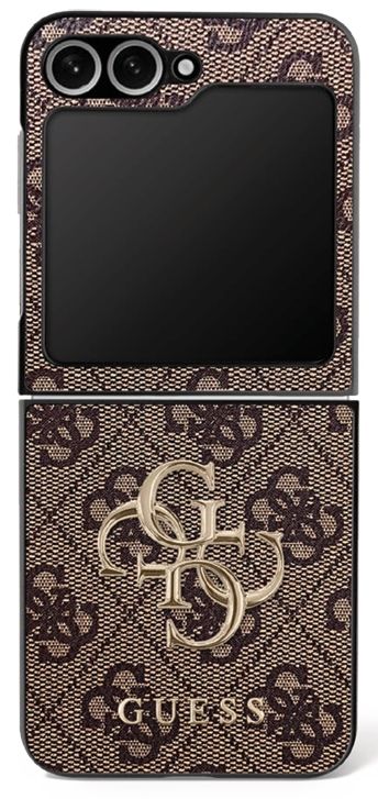 Citas preces Guess Guess Big 4G Logo Classic Logo Case for Samsung Galaxy Z Flip 7 - Brown