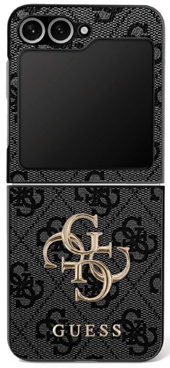 Citas preces Guess Guess Big 4G Logo Classic Logo Case for Samsung Galaxy Z Flip 7 - Black