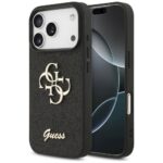 Kitos prekės Guess  Guess Fixed Glitter Big 4G case for iPhone 17 Pro - black 