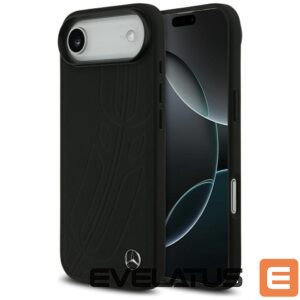 Citas preces Mercedes-Benz  Mercedes Leather Large Laurel Leave MagSafe case for iPhone Air - black 