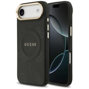 Citas preces Guess  Guess Peony Hot Stamp MagSafe Case for iPhone Air - Black 