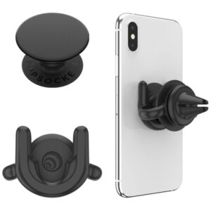Citas preces Popsockets  Popsockets Car Vent 2 + PopGrip Holder - Black 