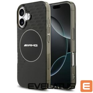 Citas preces Mercedes-Benz  AMG Nauble Layer Transparent Smocked MagSafe Case for iPhone 17 - Black 